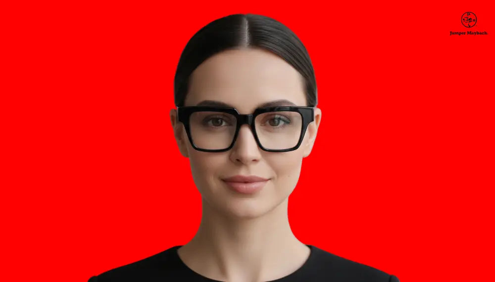 Stylish black eyeglasses with modern frames and art temple details from OPR's JM x OPR The Dante eyewear collection.