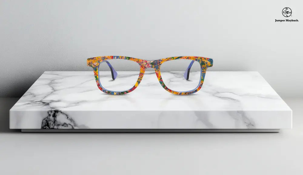 Stylish eyewear from OPR's JM x OPR collection, The Stefano ART FRONT with clear, modern frame design.
