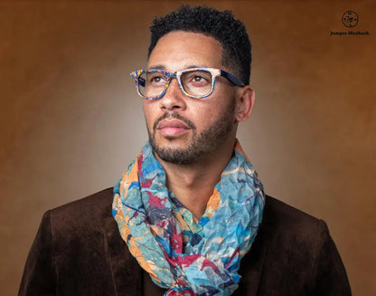 OPR JM x OPR The Stefano ART front view of stylish eyewear with artistic design and sleek frame details.