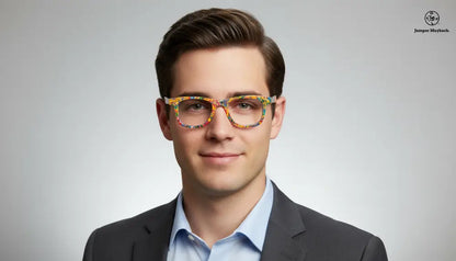 OPR Stefano ART FRONT eyewear with artistic design, showcasing stylish frame details and modern eyewear craftsmanship.