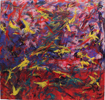Running Man #2 - Original Painting - SOLD - Jumper Maybach