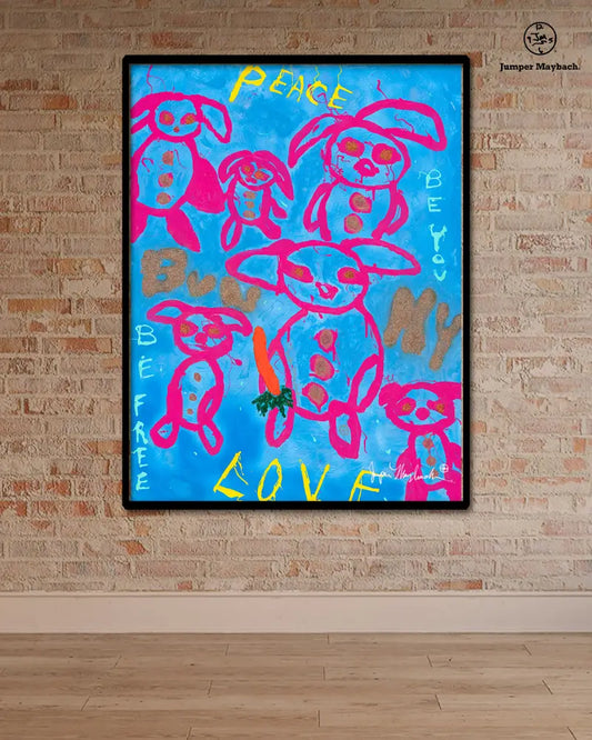 Bunny Love by Jumper Maybach® (Print on Paper) - Jumper Maybach