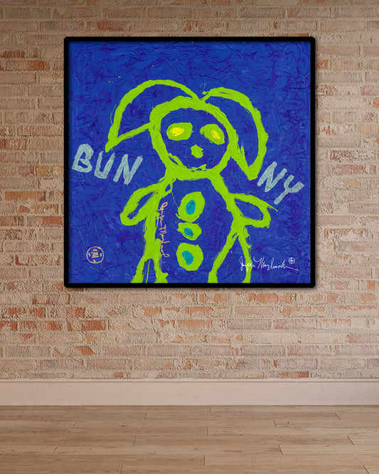 Blue Bunny by Jumper Maybach® (Print on Paper) - Jumper Maybach