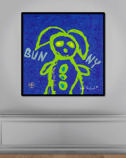 Blue Bunny by Jumper Maybach® (Print on Paper) - Jumper Maybach