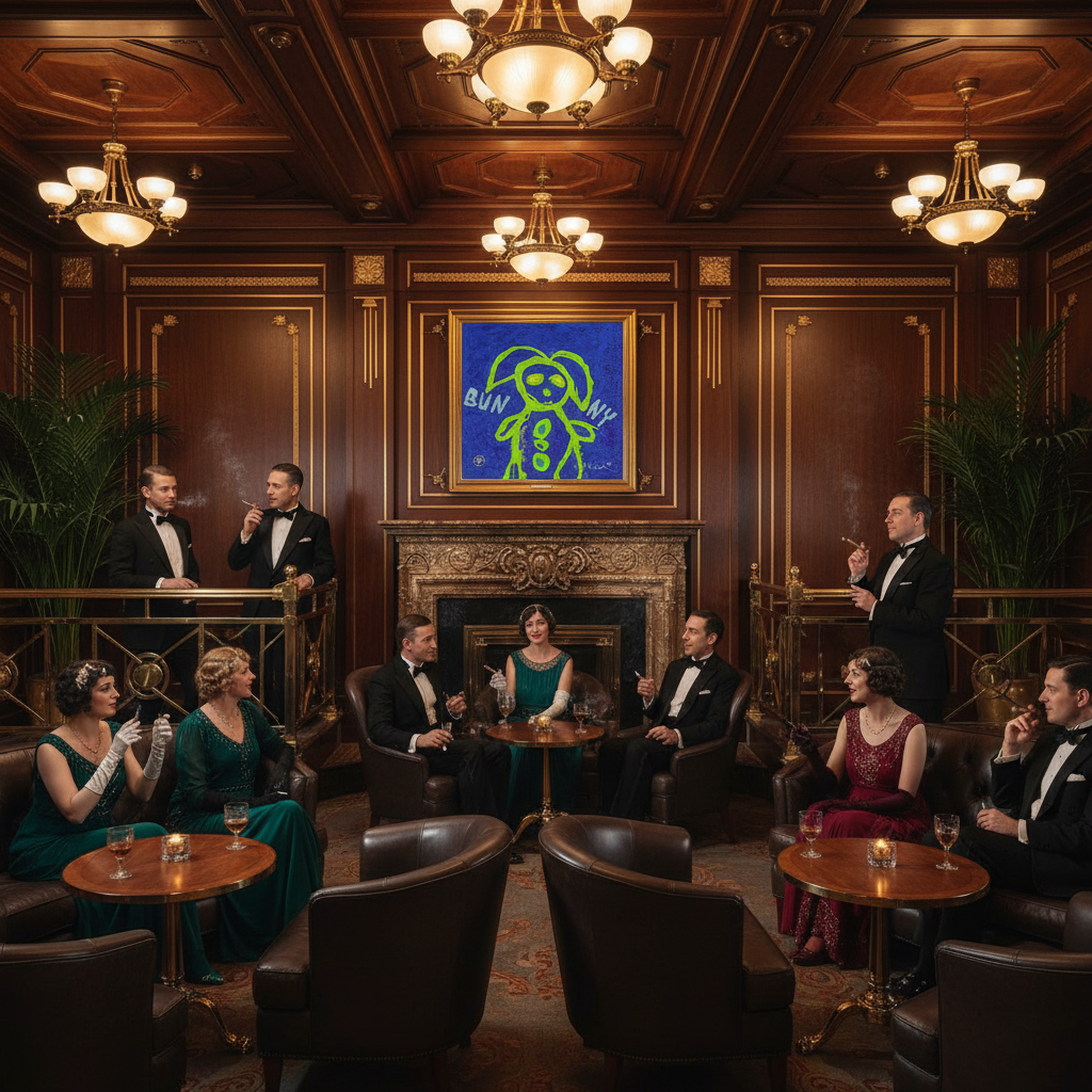 Blue Bunny by Jumper Maybach® (Print on Paper) - Jumper Maybach