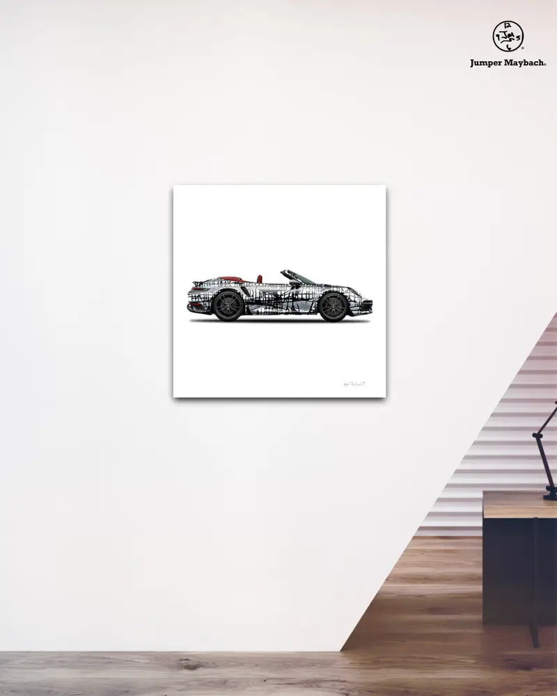 1 - Dark Matrix Car  by Jumper Maybach® (Print on Canvas) - Jumper Maybach