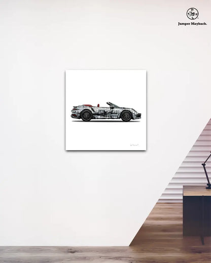 1 - Dark Matrix Car  by Jumper Maybach® (Print on Canvas) - Jumper Maybach