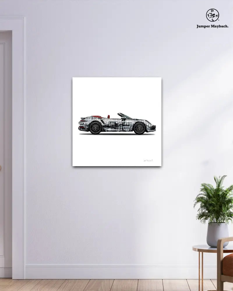 1 - Dark Matrix Car  by Jumper Maybach® (Print on Canvas) - Jumper Maybach