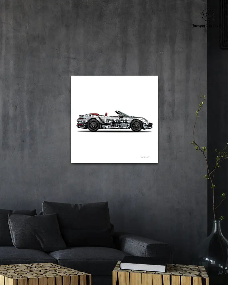 1 - Dark Matrix Car  by Jumper Maybach® (Print on Canvas) - Jumper Maybach