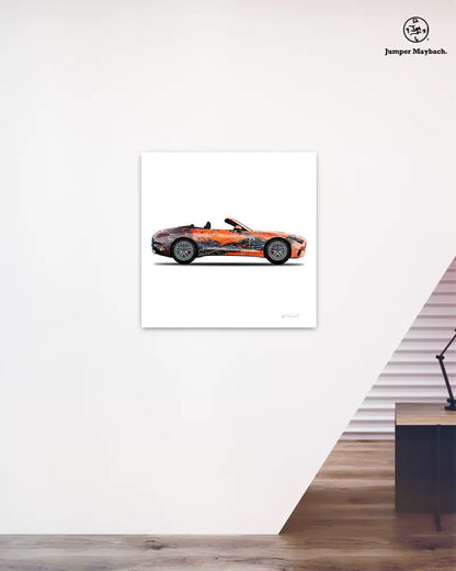 1 - Orange Eclipse Car by Jumper Maybach® (Print on Canvas) - Jumper Maybach
