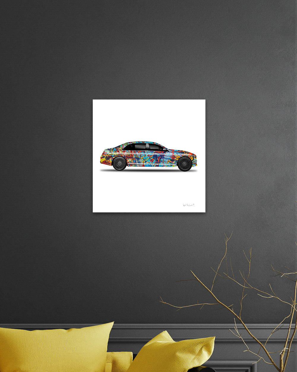 1 - Taffy Galaxy Whew Car by Jumper Maybach® (Print on Canvas) - Jumper Maybach