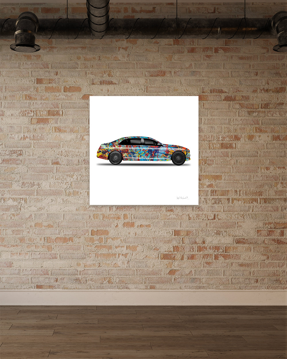 1 - Taffy Galaxy Whew Car by Jumper Maybach® (Print on Canvas) - Jumper Maybach