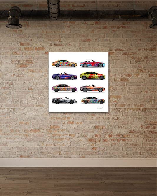 8 - Eight Cars by Jumper Maybach® (Print on Canvas) - Jumper Maybach