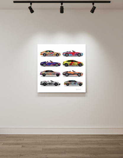8 - Eight Cars by Jumper Maybach® (Print on Canvas) - Jumper Maybach