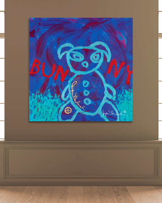 Go Go Bunny (Print on Canvas) - Jumper Maybach