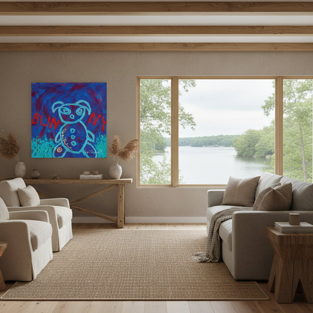 Go Go Bunny (Print on Canvas) - Jumper Maybach