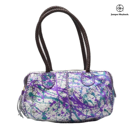 Carlos Falchi Classic Barrel Jumper by Maybach, front view showing soft fabric, cozy fit, and stylish design.