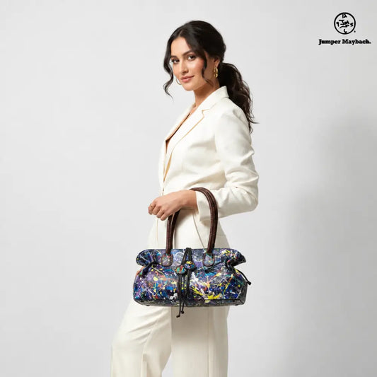 Jumper Maybach’s x Carlos Falchi Signature Satchel