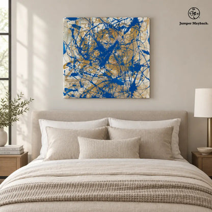 Jumper's Hover Angels (Print on Canvas) - bedroom vignette - Jumper Maybach Prints