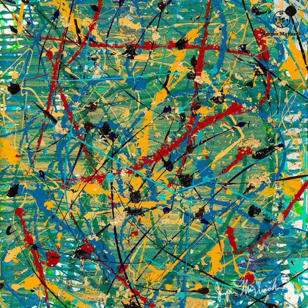 Jumper's Hug Constellation (Embellished-Hand Signed by the Artist) - Jumper Maybach giclee