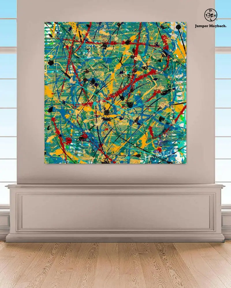 Jumper's Hug Constellation (Embellished-Hand Signed by the Artist) - Jumper Maybach giclee