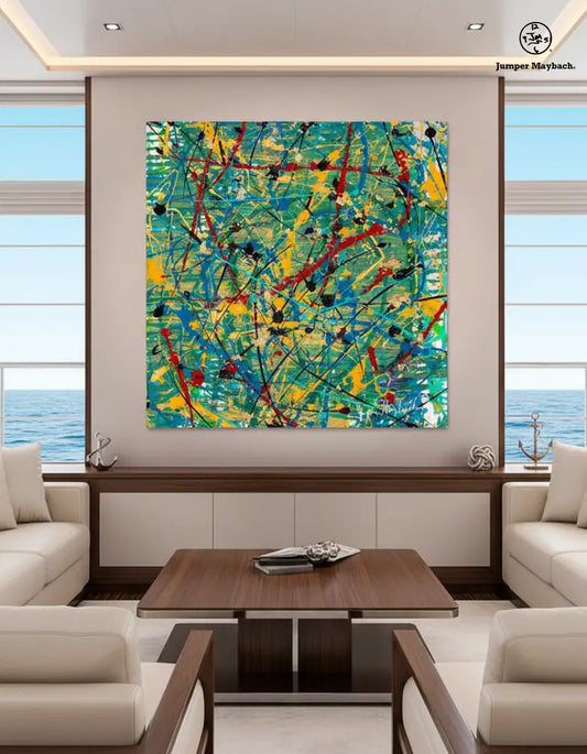 Jumper's Hug Constellation (Print on Canvas) - Jumper Maybach Prints