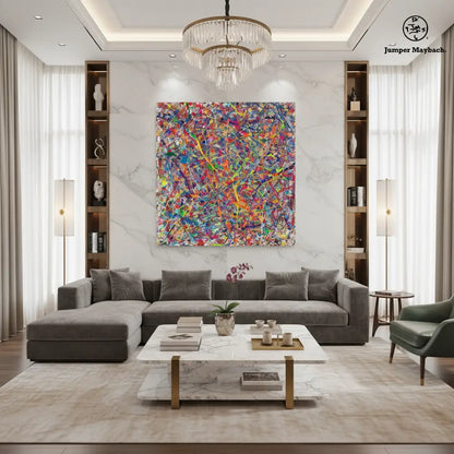 Jumper's Infinite Candy Quasar (Embellished-Hand Signed by the Artist) - Jumper Maybach giclee