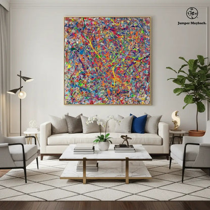 Jumper's Infinite Candy Quasar (Embellished-Hand Signed by the Artist) - Jumper Maybach giclee