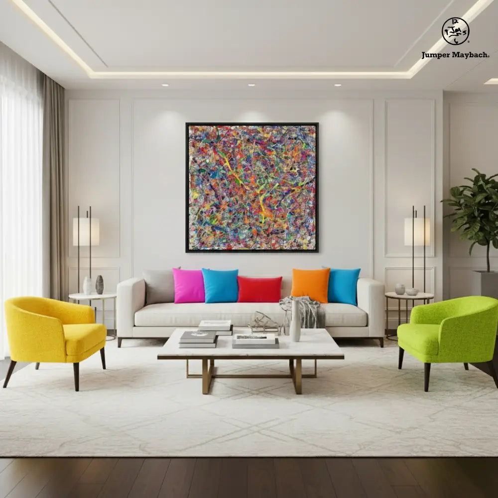 Jumper's Infinite Candy Quasar (Embellished-Hand Signed by the Artist) - Jumper Maybach giclee