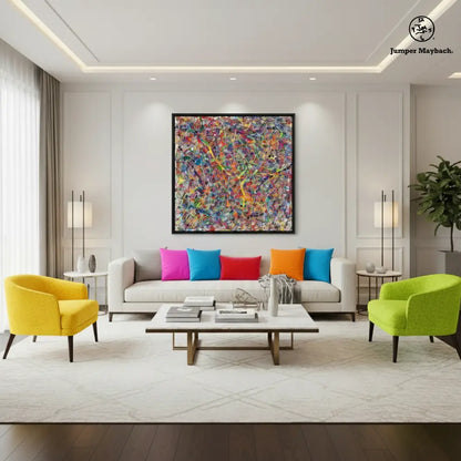Jumper's Infinite Candy Quasar (Embellished-Hand Signed by the Artist) - Jumper Maybach giclee