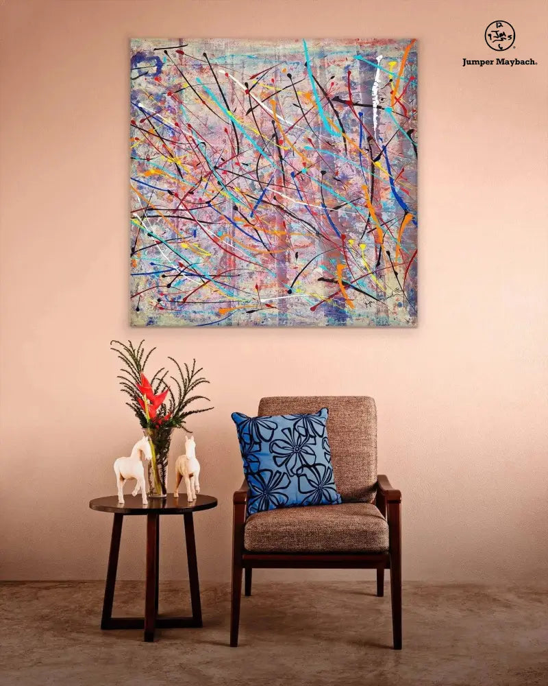 Jumper's Lake In Venice (Embellished-Hand Signed by the Artist) - Jumper Maybach giclee