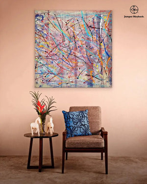 Jumper's Lake In Venice  (Embellished-Hand Signed by the Artist)