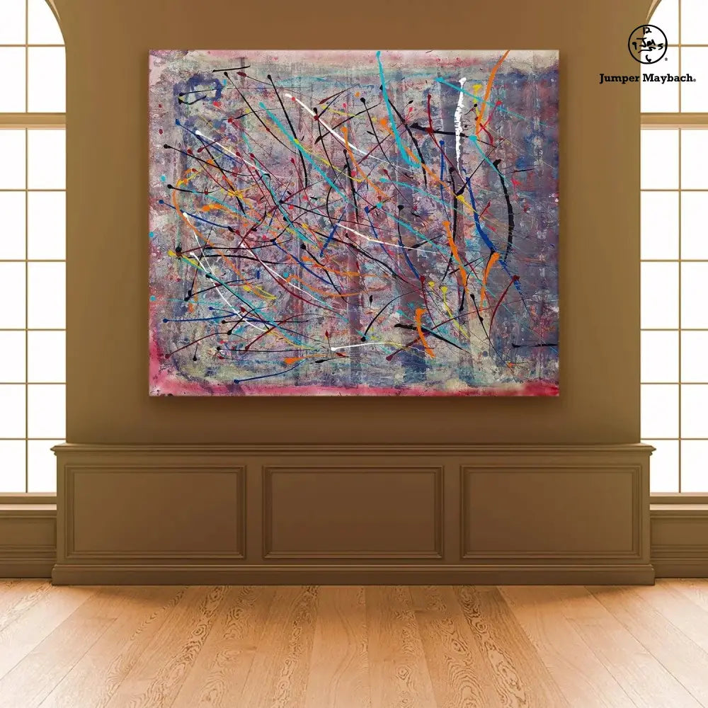 Jumper’s Lake in Venice - Original Painting - Jumper Maybach Artwork