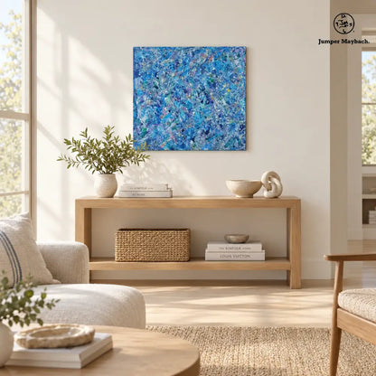 Jumper's Magic Tesseract (Print on Canvas) - living room vignette - Jumper Maybach Prints