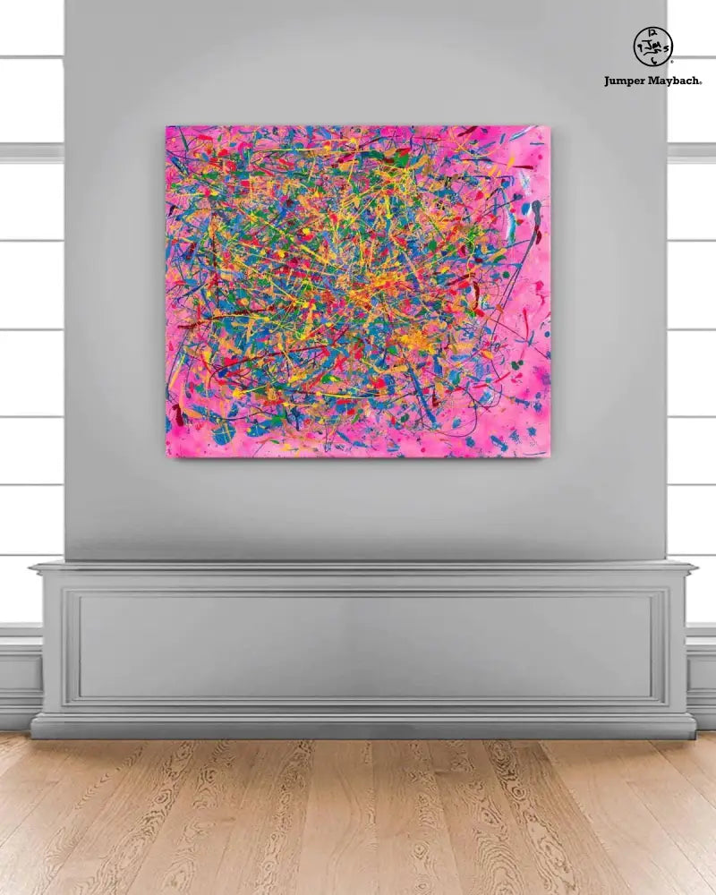 Jumper's Quantum Dream - Original Painting - SOLD - Jumper Maybach Artwork