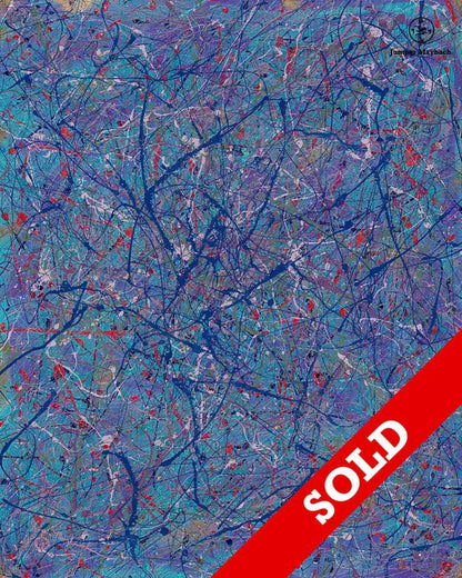 Jumper's Sleeping Stars - Original Painting - SOLD - Jumper Maybach Artwork