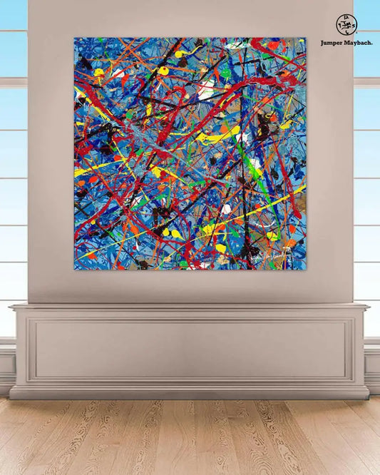 Jumper's Supernova (Embellished-Hand Signed by the Artist) - Jumper Maybach giclee