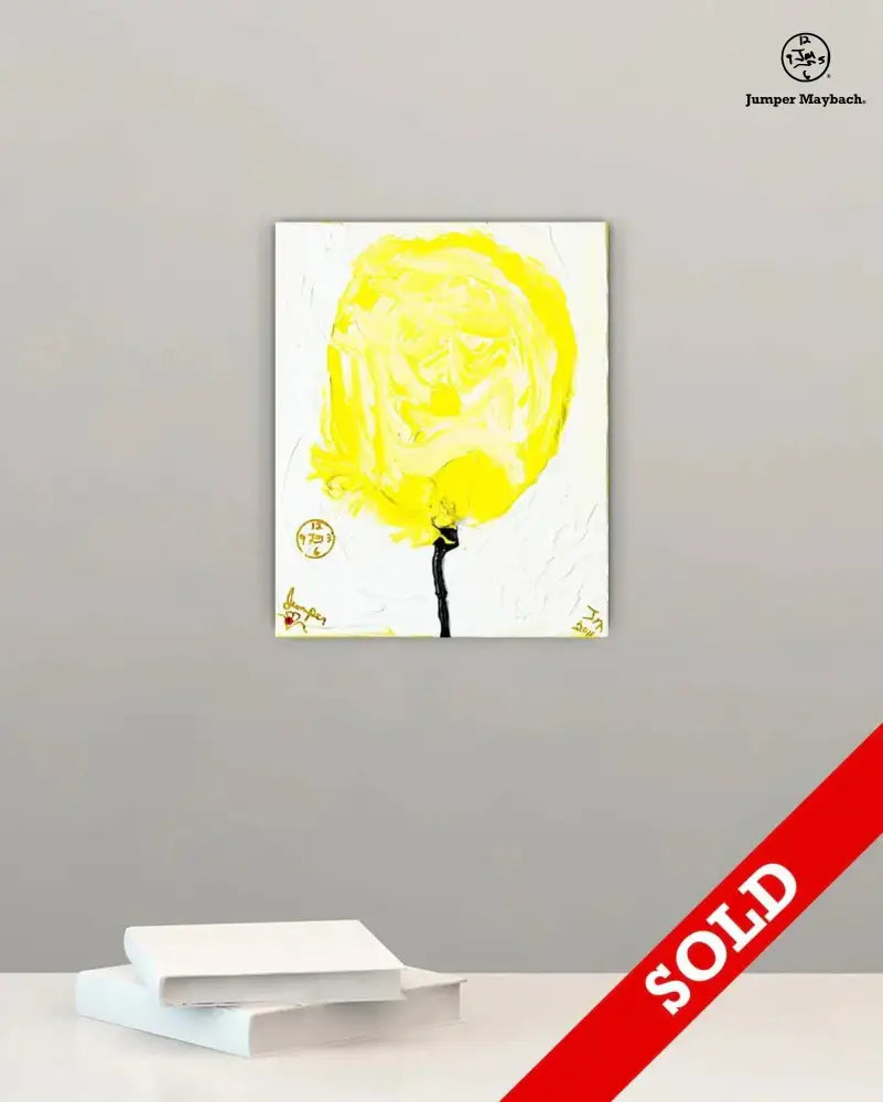 Lemon Cotton Candy - Original Painting - SOLD - Jumper Maybach Artwork