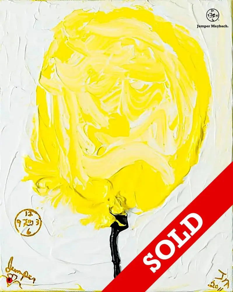 Lemon Cotton Candy - Original Painting - SOLD - Jumper Maybach Artwork