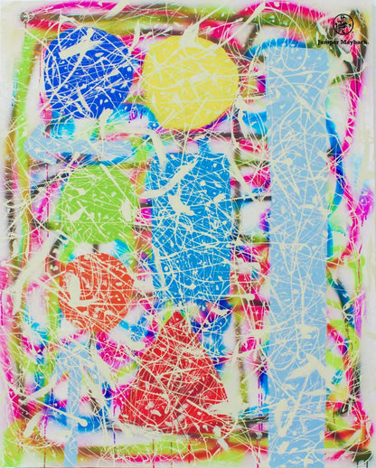 Love all Shapes - Original Painting - Jumper Maybach Artwork
