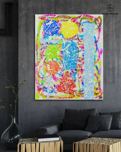 Love all Shapes - Original Painting - Jumper Maybach Artwork