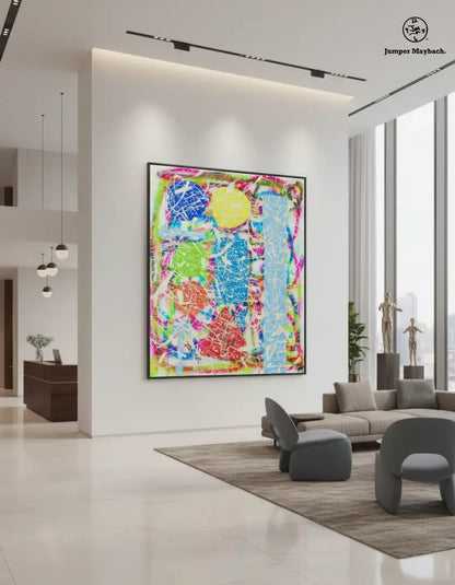 Love all Shapes - Original Painting - Jumper Maybach Artwork