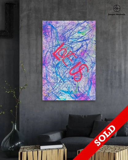 Love Us #2 - Original Painting - SOLD - Jumper Maybach Artwork