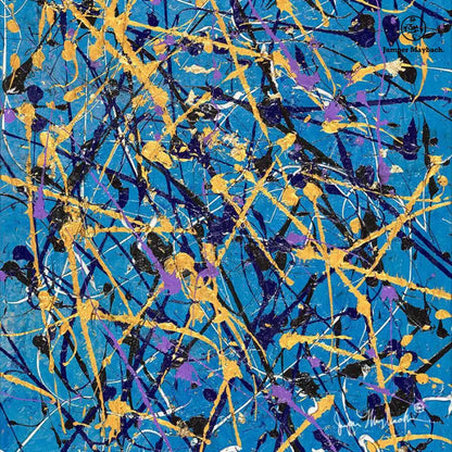 Neptune's Secret Moon (Embellished-Hand Signed by the Artist) - Jumper Maybach giclee