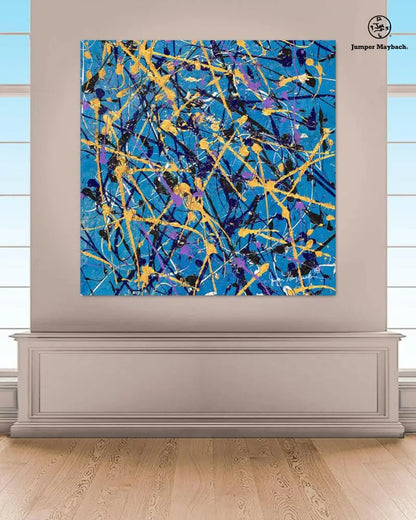 Neptune's Secret Moon (Embellished-Hand Signed by the Artist) - Jumper Maybach giclee