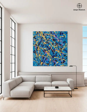 Neptune's Secret Moon  (Print on Canvas)