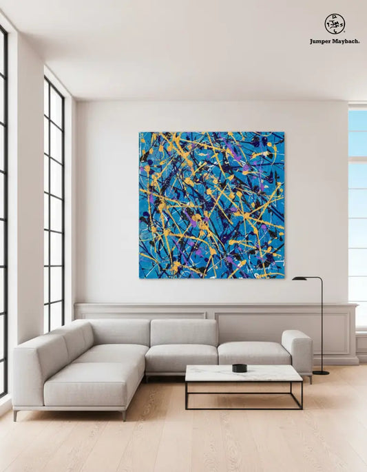 Neptune's Secret Moon (Print on Canvas) - Jumper Maybach Prints