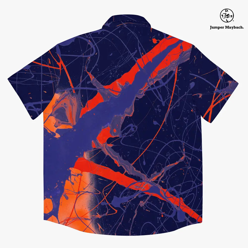 Unisex Galaxy Resort shirt by Jumper Maybach, stylish men's clothing featuring a vibrant galaxy print and comfortable fit.