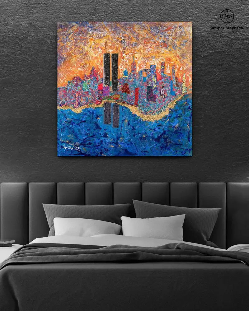 New York City Skyline, 2021 (Print on Canvas) - Jumper Maybach Prints