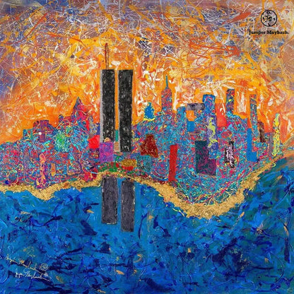 New York City Skyline, 2021 (Print on Canvas) - Jumper Maybach Prints